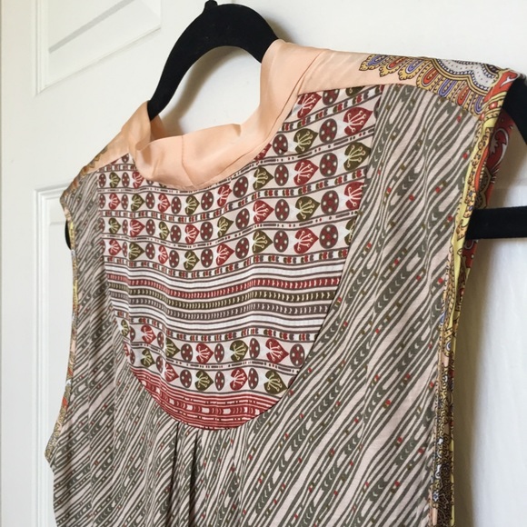 Tiny Anthropologie sleeveless paisley print top - Picture 5 of 6